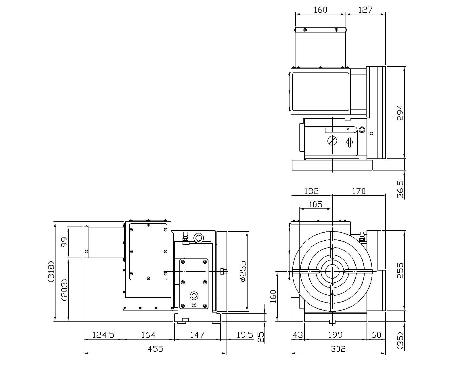 电脑数控分度盘
